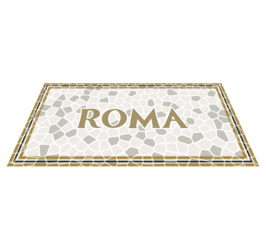 Personlig roma Vinylmatta namn - Tenstickers