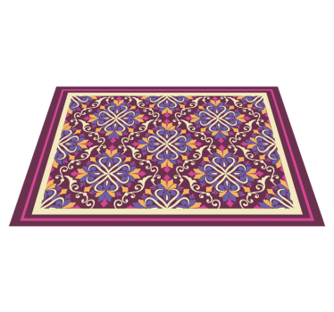 Utsmyckade kakelmönster Vinylmatta geometrisk - Tenstickers