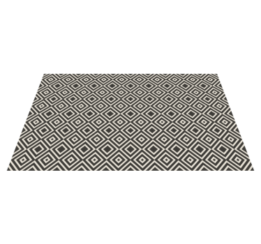 Diamantmönstrat motiv Vinylmatta geometrisk - Tenstickers