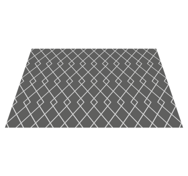 Elegant diamantarrangemang Vinylmatta geometrisk - Tenstickers