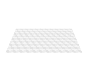 Vita 3d geometriska kuber mönster geometriska mattor - Tenstickers