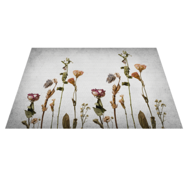 Botaniska bilder Vinylmatta blommor och växter - Tenstickers