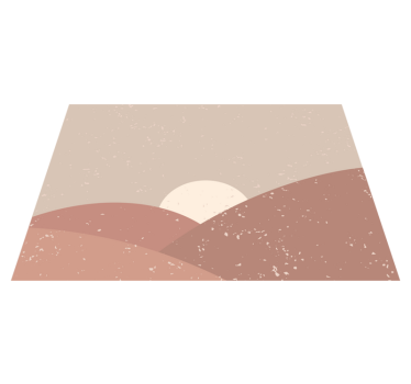 Väggkonst dawn geometriska mattor - Tenstickers