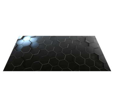Sexkantig gradient Vinylmatta geometrisk - Tenstickers