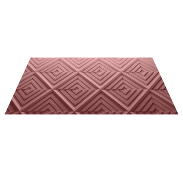 Chevron texturerad yta Vinylmatta geometrisk - Tenstickers