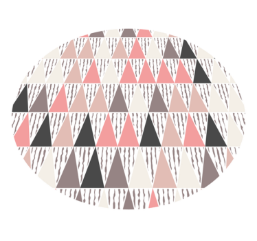 Färg trianglar mönster mattor i nordisk stil - Tenstickers