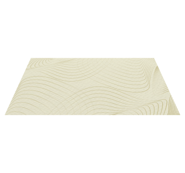 Flödande linjekonst Vinylmatta minimalistisk - Tenstickers