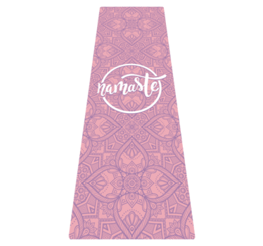Namaste yoga Vinylmattor med fraser - Tenstickers