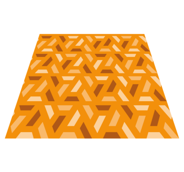 Moderna geometriska Vinylmatta Vardagsrum - Tenstickers