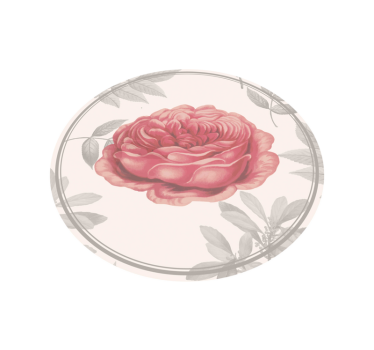Rosa ros vinylmatta vardagsrum - Tenstickers