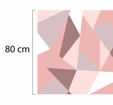 Geometriska triangelmönster Vinylmatta geometrisk - Tenstickers