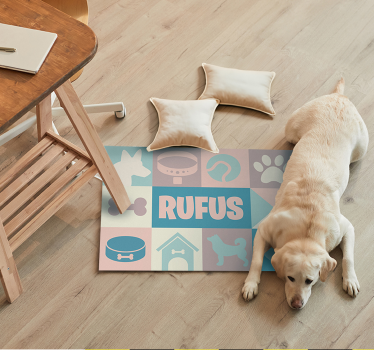 Personliga hundar Vinylmatta djur - Tenstickers