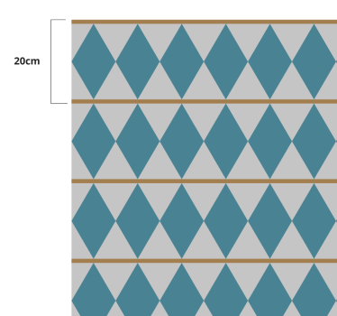 Sverige design geometriska vinylmatta - Tenstickers