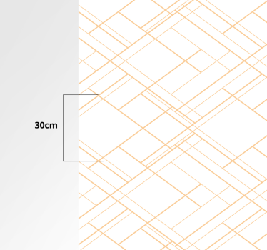 Geometriska linjer minimalistiskt mönster Vinylmatta - Tenstickers