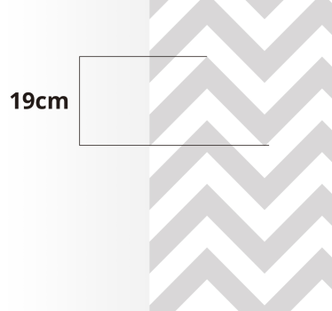 Chevron sicksack Vinylmatta geometrisk - Tenstickers