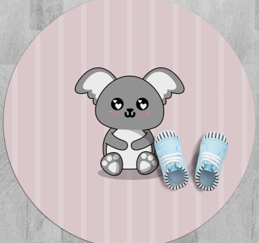 Anime söt koala djurmatta - Tenstickers