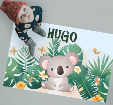 Koala-tema Vinylmatta namn - Tenstickers