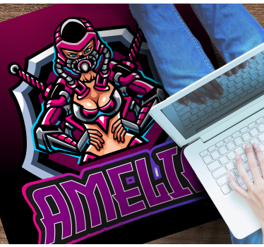 Spelhjältinna med namn Vinylmatta Ungdom - Tenstickers