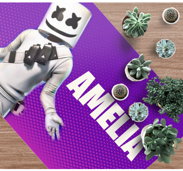 Dj-figur med namn Vinylmatta Ungdom - Tenstickers