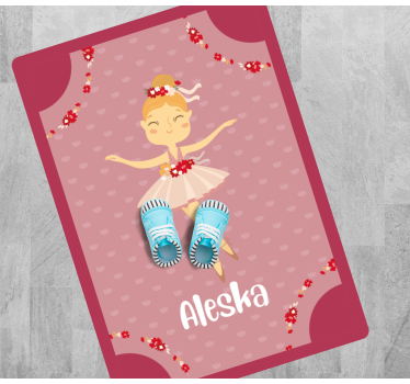 Ballerina-pjäs Vinylmatta namn - Tenstickers