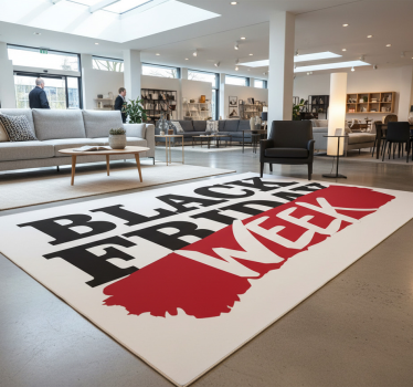 Black friday vecka vinylmatta - Tenstickers