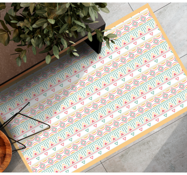 Boho och hippie stil mönster matta sovrum - Tenstickers