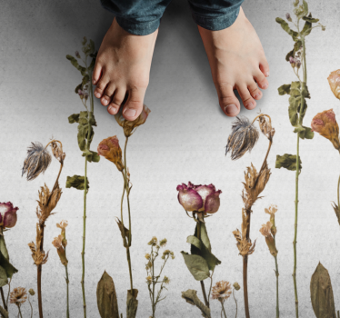 Botaniska bilder Vinylmatta blommor och växter - Tenstickers