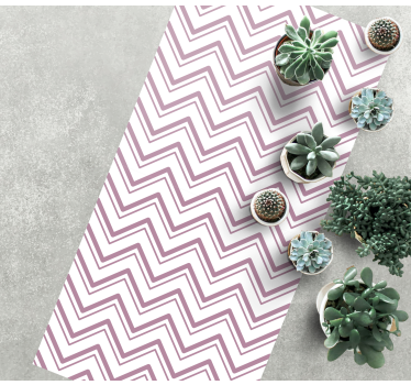 Chevron sicksack koncept Vinylmatta geometrisk - Tenstickers