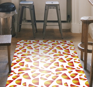 Cirkulär motivuppsättning Vinylmatta geometrisk - Tenstickers