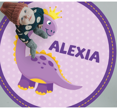 Dinosauriekonstverk Vinylmatta namn - Tenstickers
