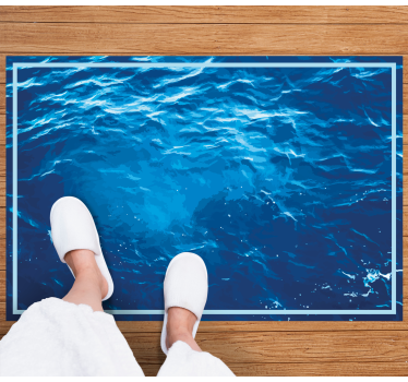 Djupa havet under vatten natur matta - Tenstickers