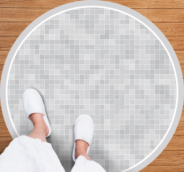Elegant mosaikmönster Vinylmatta badrum - Tenstickers