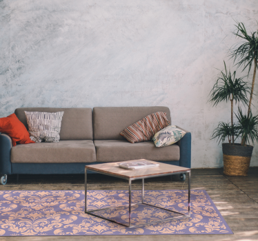 Eleganta ornament ljus retro matta - Tenstickers