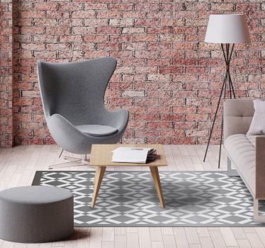 Fantastiska brickor geometriska vinylmatta - Tenstickers