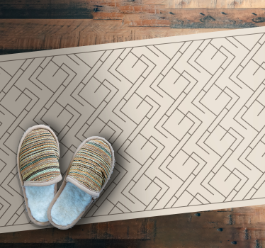 Geometrisk labyrintdesign Vinylmatta geometrisk - Tenstickers