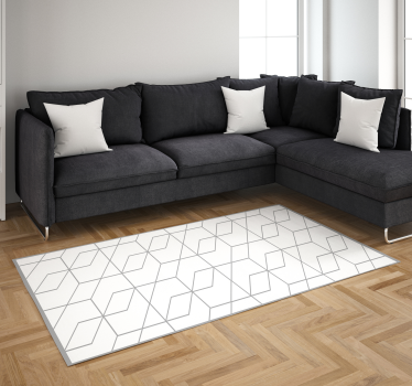 Geometriska sicksackmönster Vinylmatta geometrisk - Tenstickers