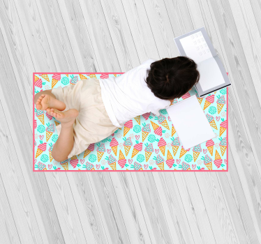 Glass baby matta - Tenstickers