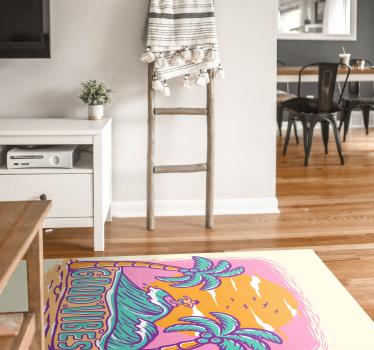Hippie retro matta - Tenstickers