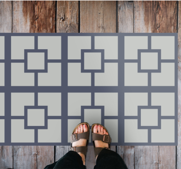 Hollywood-regency squares geometriska mattor - Tenstickers
