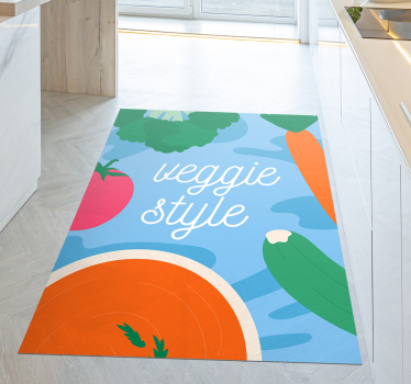 Inredning i vegetabilisk stil Vinylmattor med fraser - Tenstickers