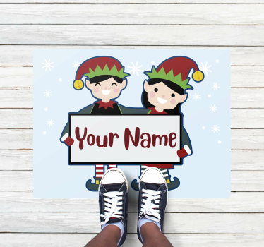 Julälvor personifierade med namnet julmatta - Tenstickers