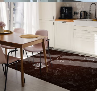 Kalligrafiskt dryckesmotiv Vinylmattor med fraser - Tenstickers