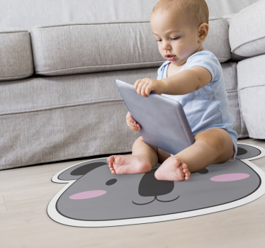 Koala ansikte djur vinyl matta - Tenstickers