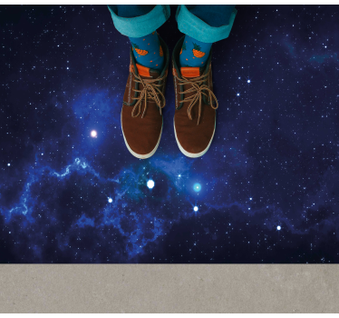Kosmisk nebulosa scen Vinylmatta Stjärnor - Tenstickers