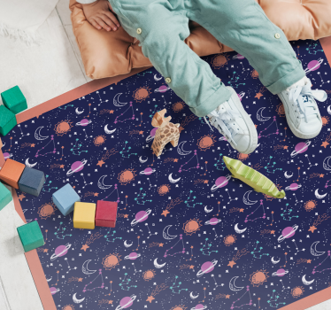 Kosmiskt rymdspel Andra Vinylmattor - Tenstickers