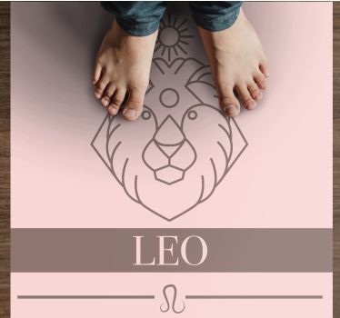 Leo stjärntecken Vinylmatta namn - Tenstickers