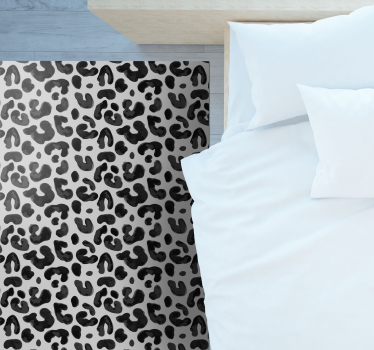 Leopardmönstrad estetik Vinylmatta djurtryck - Tenstickers