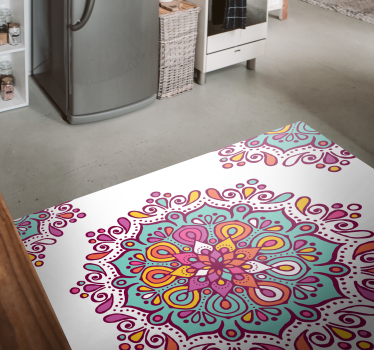 Mandala för köksgolv - Tenstickers