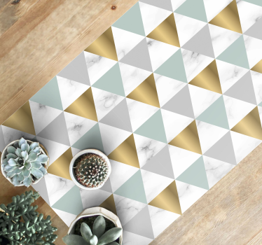 Mattan triangel geometri matta löpare för hallar - Tenstickers