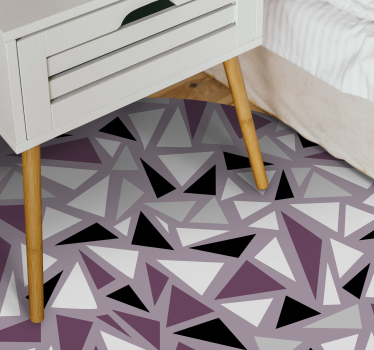 Mosaik lila mosaik vinylgolv - Tenstickers